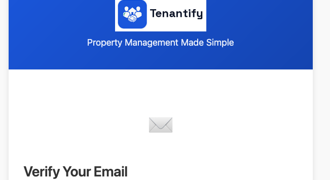 Step 3: Verification email open in inbox
