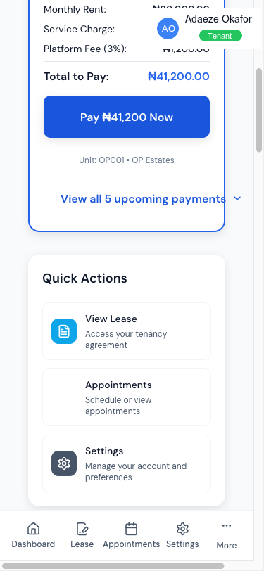 Step 4: Paystack checkout with payment method tabs